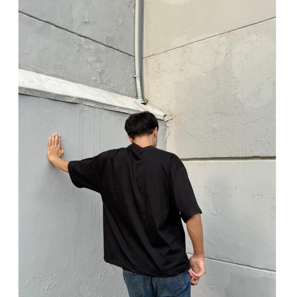 Boxy Fit Heavyweight Tee - Shadow Black | krnl