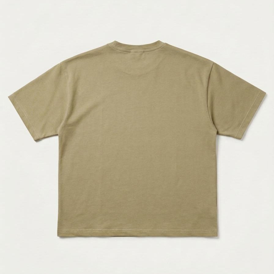 Boxy Fit Heavyweight Tee - Bone Cream | krnl